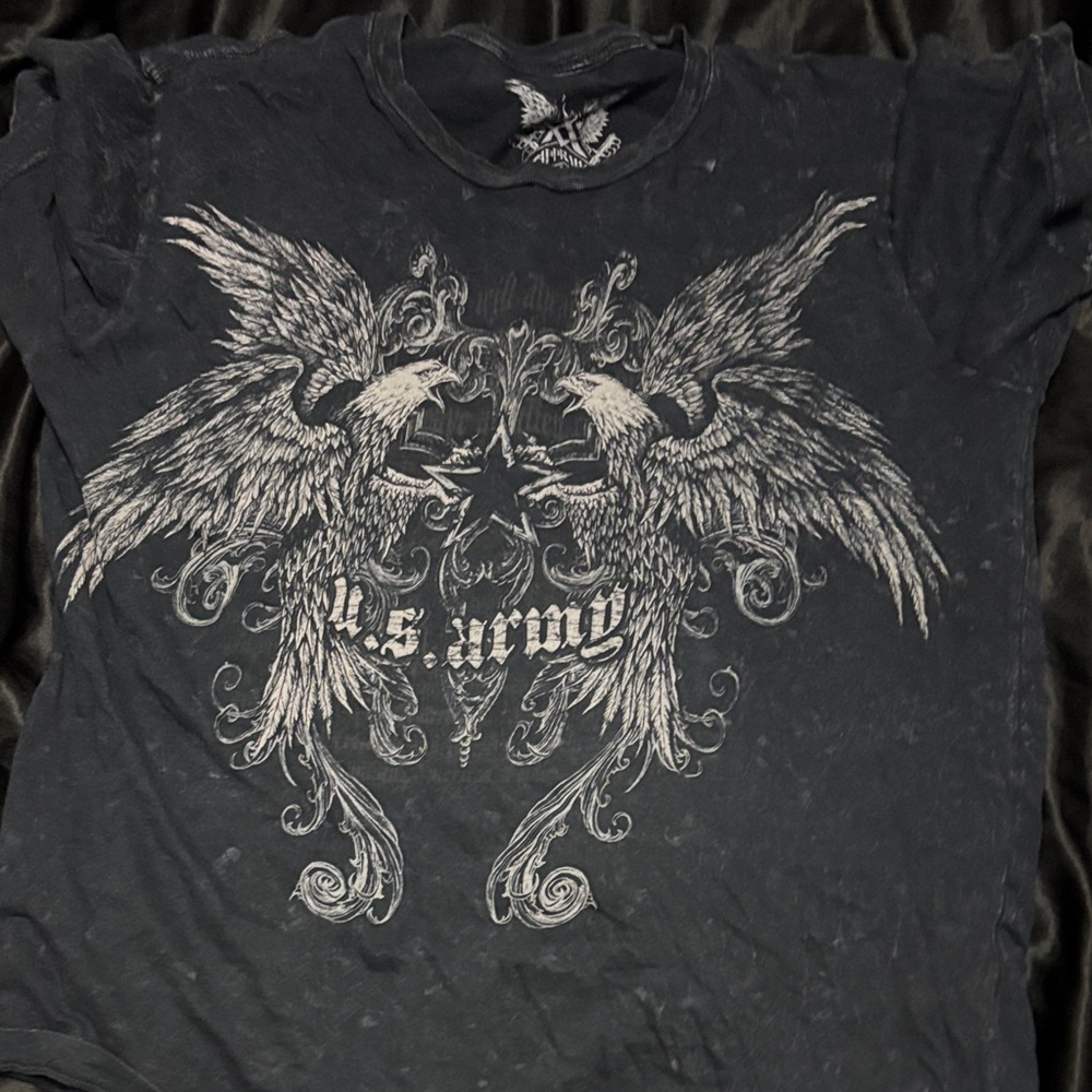 U.S. Army Black Graphic Tee - Short Sleeve